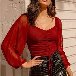 Lulu’s Completely Charmed Crop Top